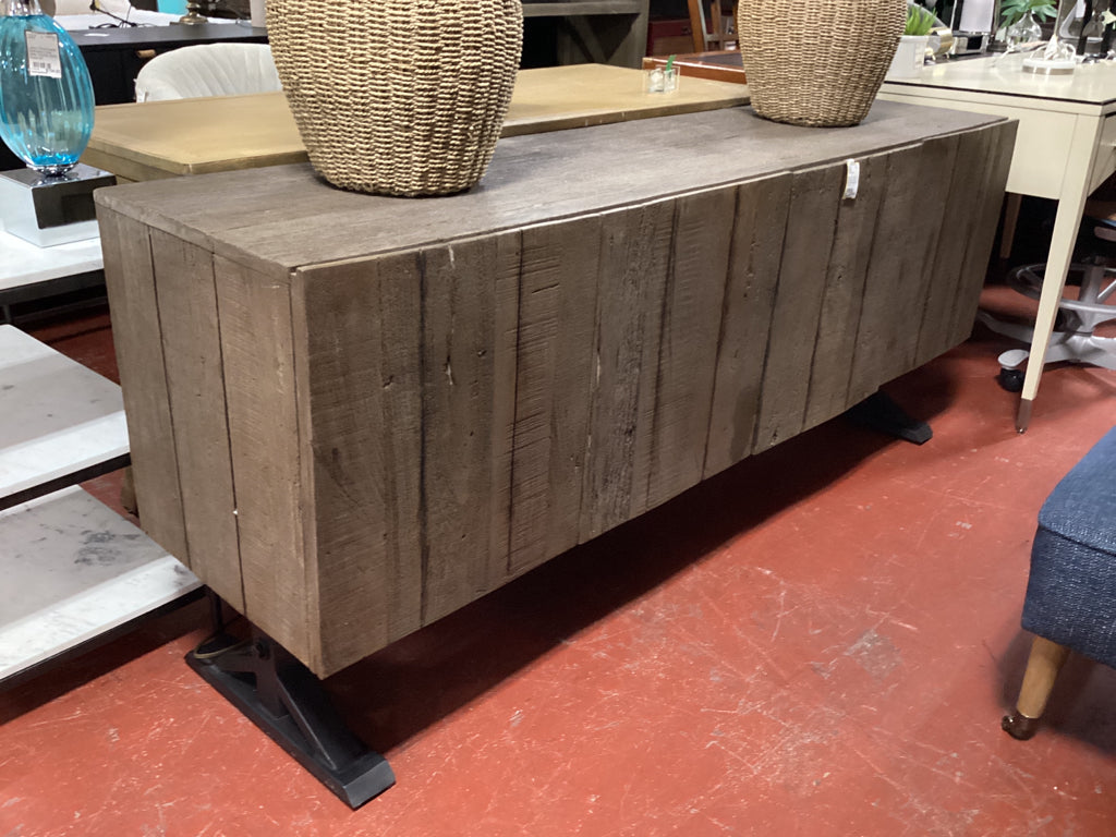 Mercana Hollingworth Sideboard / 4 door reclaimed wood 72 x 18 x 50