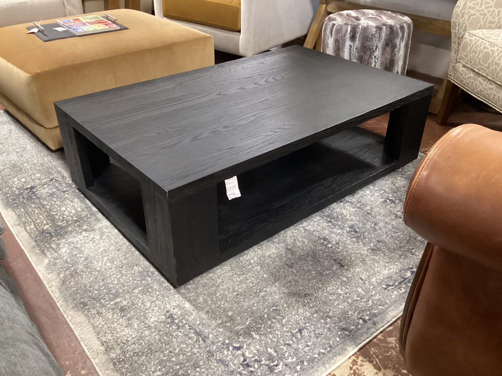 Restoration Hardware Black Cloud Coffee Table