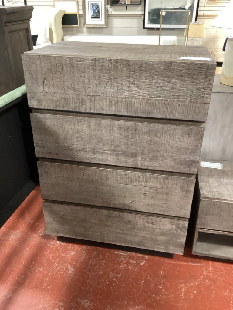 Monterey Four Drawer Dresser w/ Geometric Silhouette 50"W x 22"D x 45"H