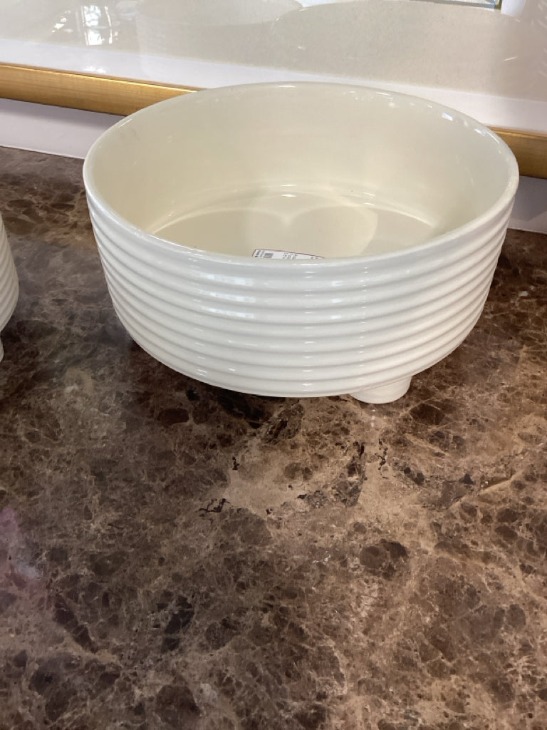 Accent Decor Hailey Footed Bowl 12"D x 5.5"H