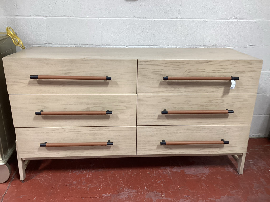 Meridian Dresser / Kaya natural 6 drawer/ 60 x 23 x 34 high