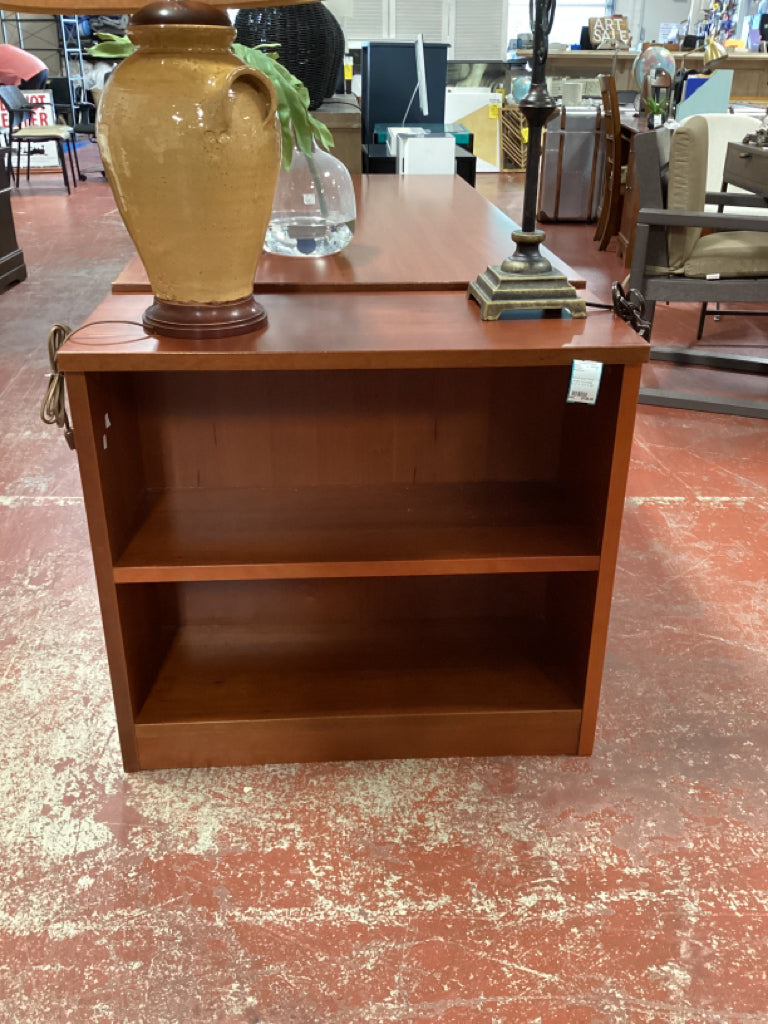 Storehouse Cherry Veneer Bookcase 31.5" X 13.5" X 29"