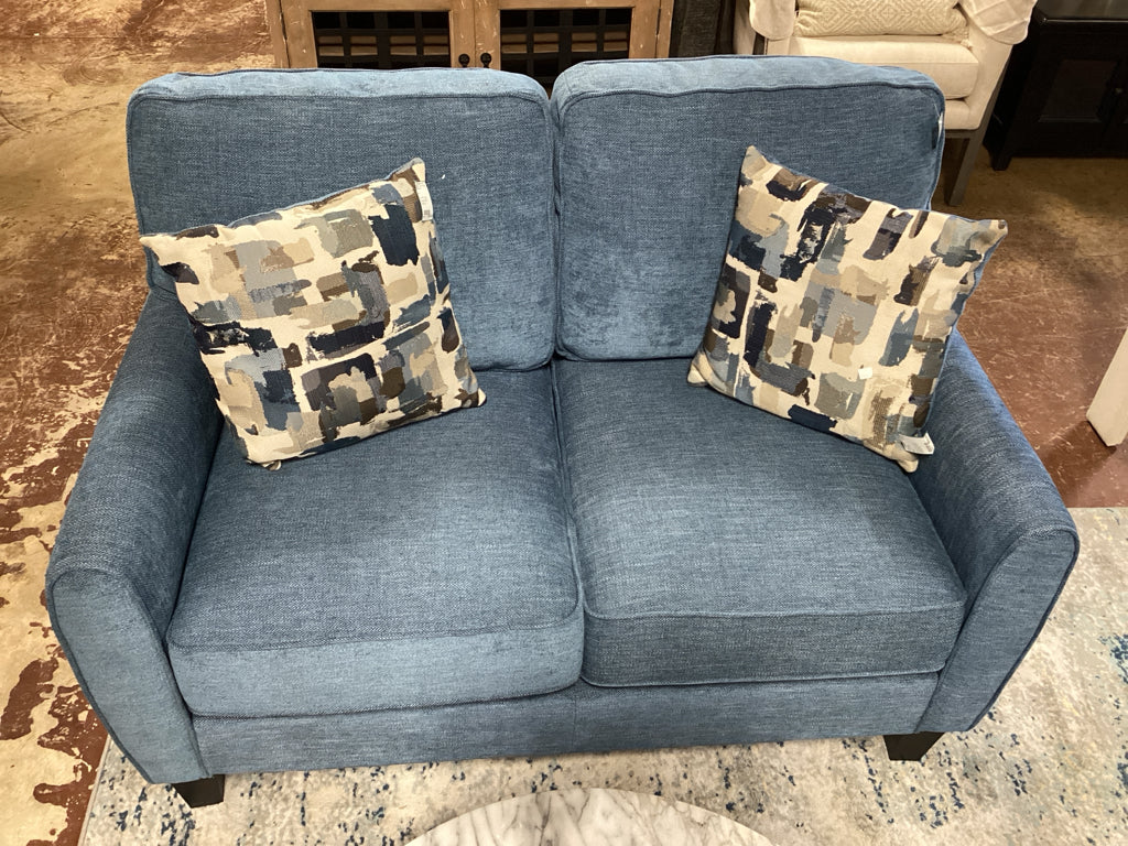 Blue FR Living Cascade Loveseat 53x29x19
