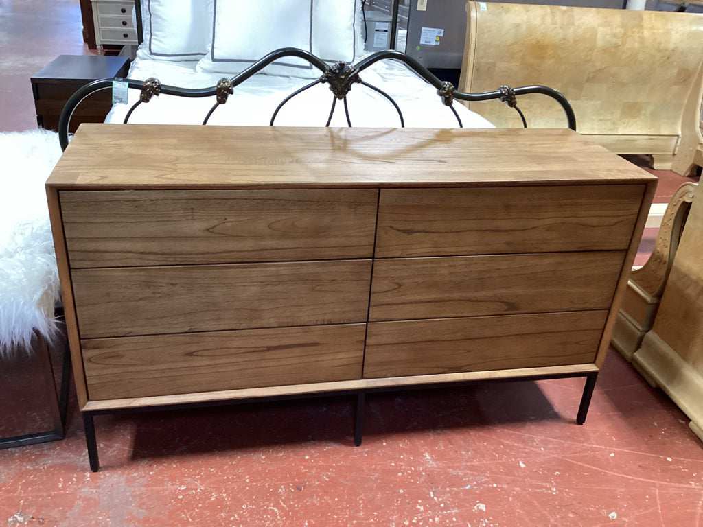 Pacific Coast  Hathway 6 Drawer Newton Brown Dresser 57x18x32