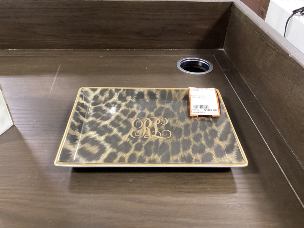 Ralph Lauren Leopard Tray