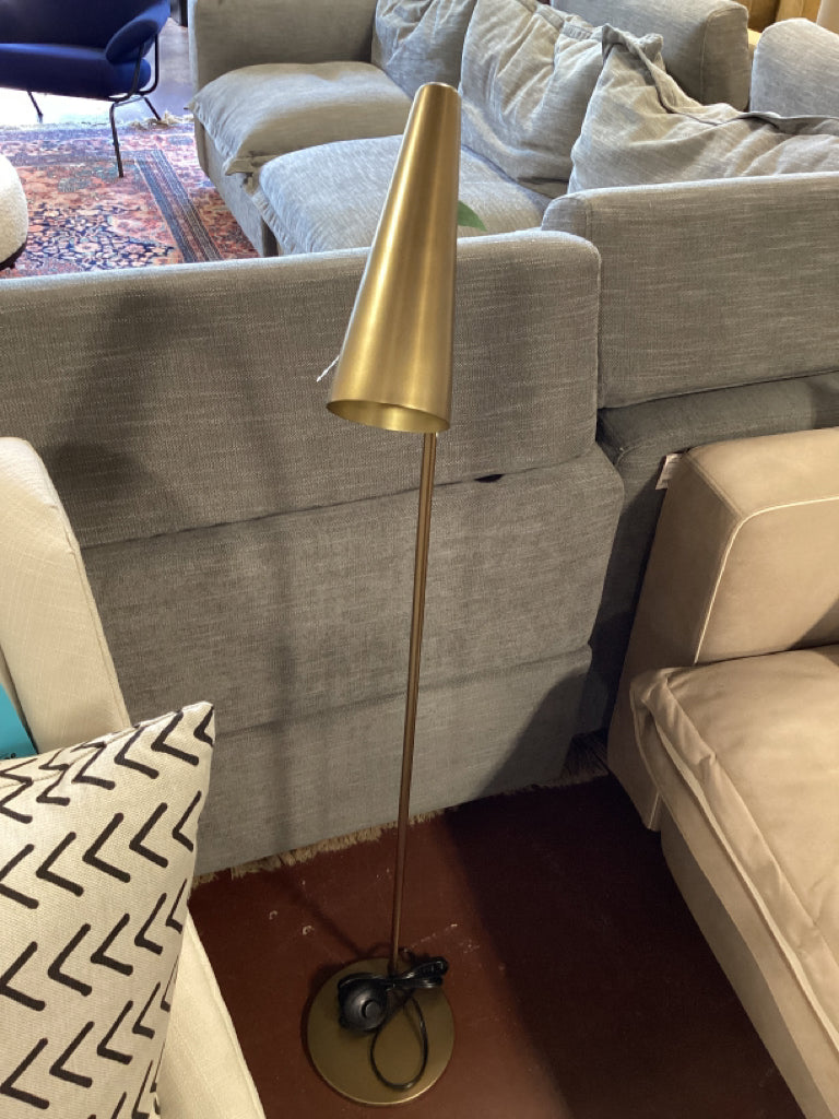 Moe's Trumpet Floor Lamp 49" Brass Finish  47GF6A4U FFID