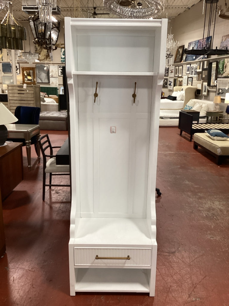 Havertys Transitional Mahogany Entry Locker 40X17.75X42 as found