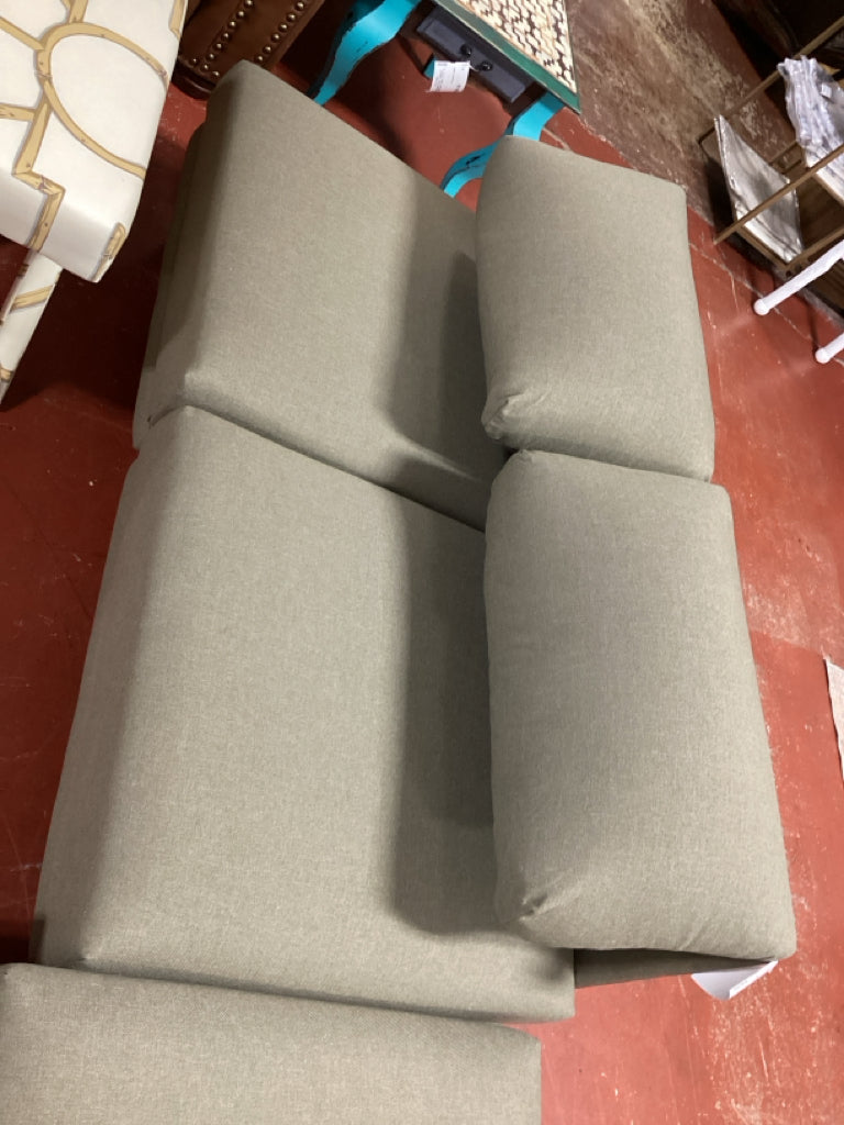 Range 2-Piece Open Sofa/green 59x31x28