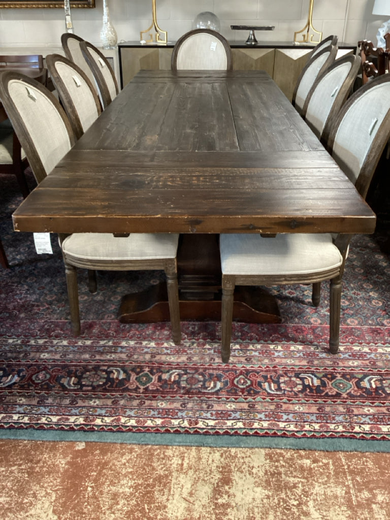Restoration Hardware Rustic Dining Table 102x36x31 (AS FOUND)