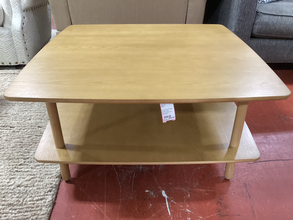 Burrow Serif Square Coffee Table 34" L x 34" W x 16.5" H   72ZP3GPX