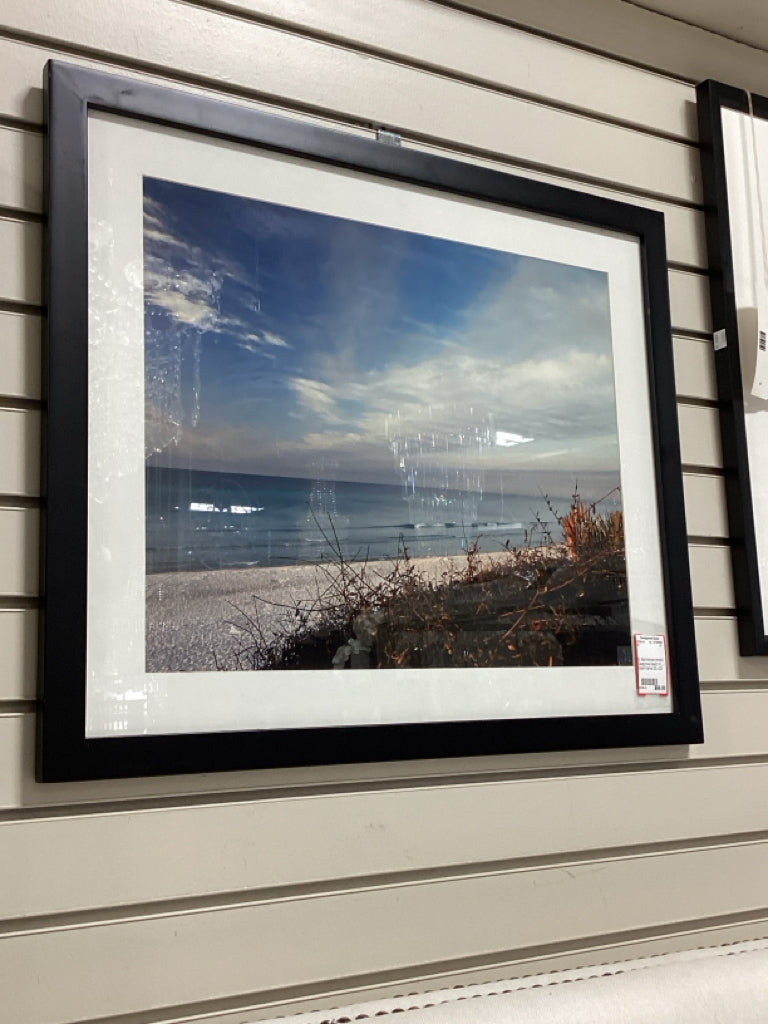 B. Barrickman photo / Seagrove Beach FL  / black frame 26 x 22